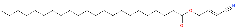 Docosanoic acid, 3 cyano 2 methyl 2 propenyl ester